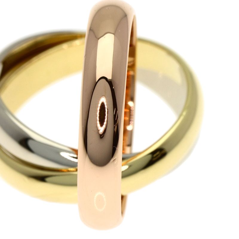 Cartier Trinity 48 Ring 18K Yellow Gold 18K Pink White