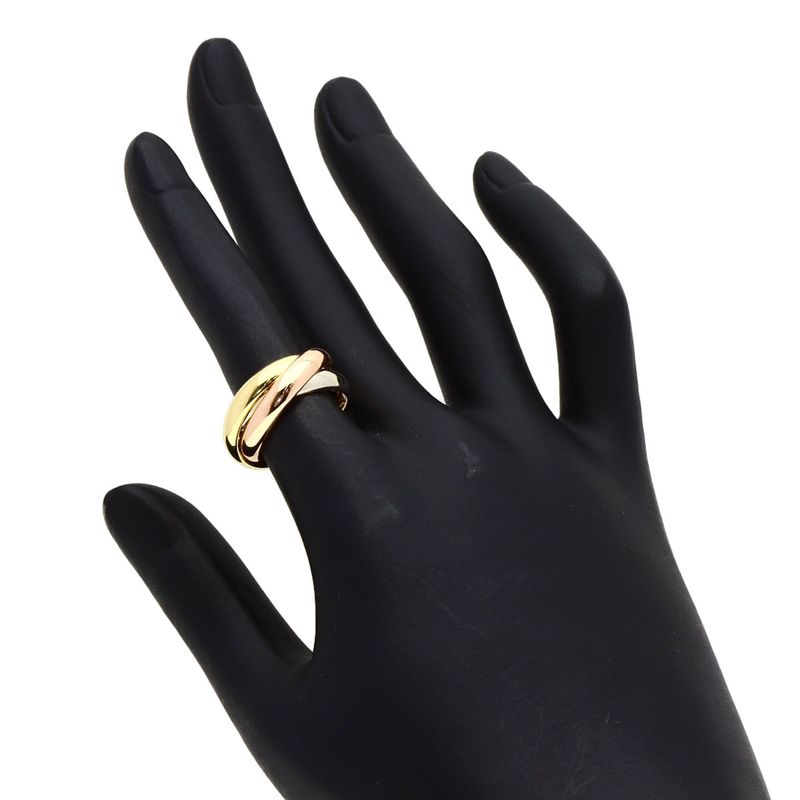 Cartier Trinity 48 Ring 18K Yellow Gold 18K Pink White