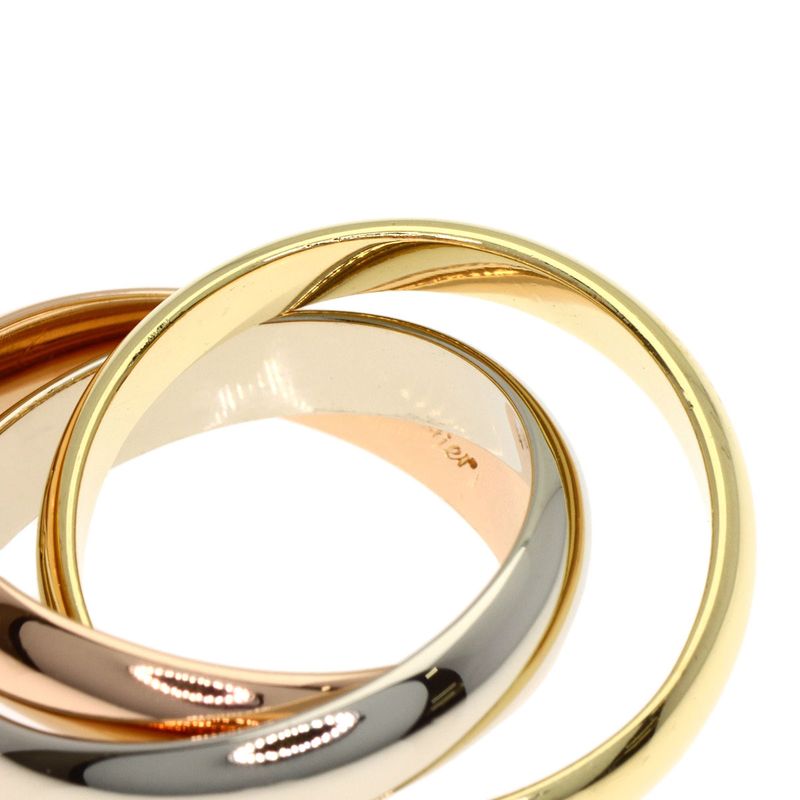 Cartier Trinity 48 Ring 18K Yellow Gold 18K Pink White