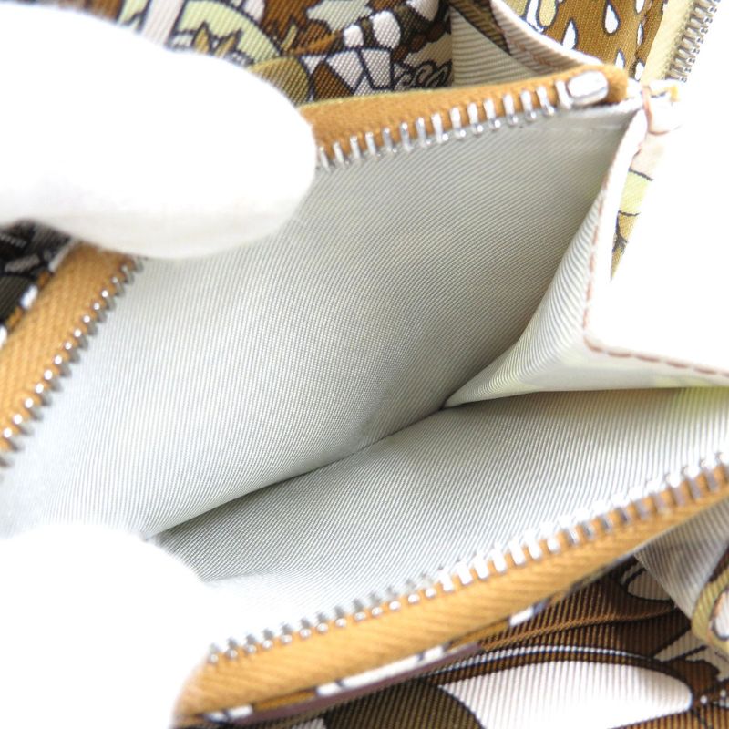 Hermes Azap Compact Silk in Veau Silver Cles Biscuit