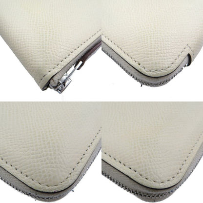 Hermes Azap Compact Silk in Veau Silver Cles Biscuit