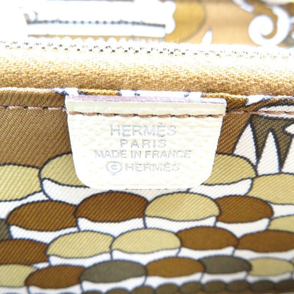 Hermes Azap Compact Silk in Veau Silver Cles Biscuit