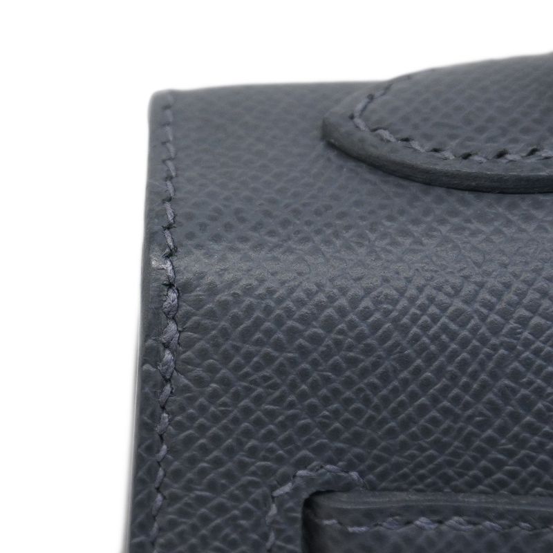 Hermes Handbag Kelly 25 Kazak Etoile Veau Epsom Ardoise Black Verse Peppermint