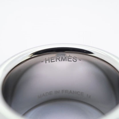 Hermes Ring Olympe GM Metal Silver Black