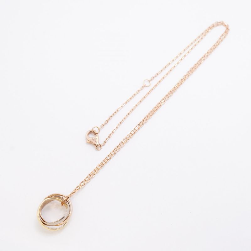 Cartier Necklace Baby Trinity 18K Yellow Gold 18K White