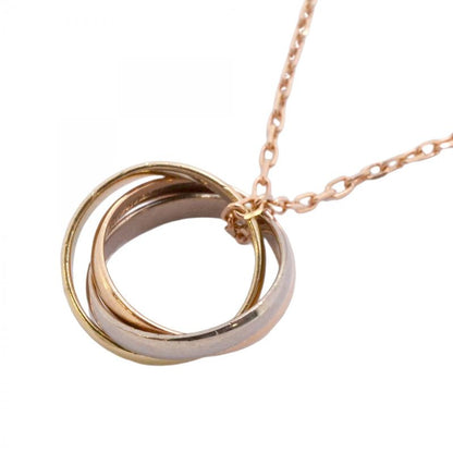 Cartier Necklace Baby Trinity 18K Yellow Gold 18K White