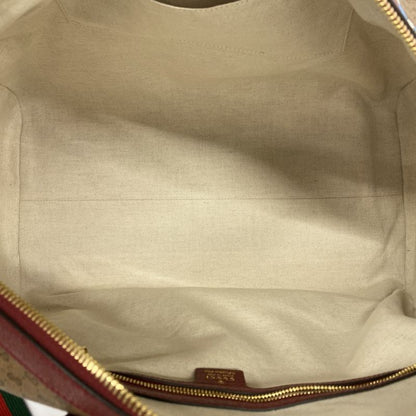 Gucci Boston Bag Micro GG Doraemon Brown Red Gold