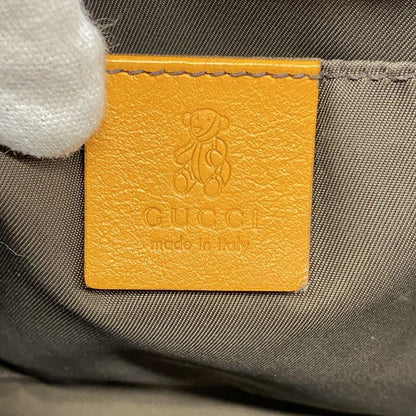 Gucci Handbag GG Canvas Brown Orange Silver