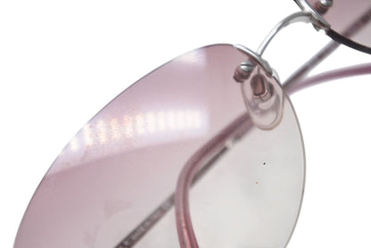 Chanel CC Logo Sunglasses Pink Acetate Eyewear — view 6