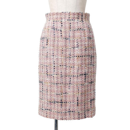 Dior Vintage Skirt 9 Tweed Long Jacket Tight