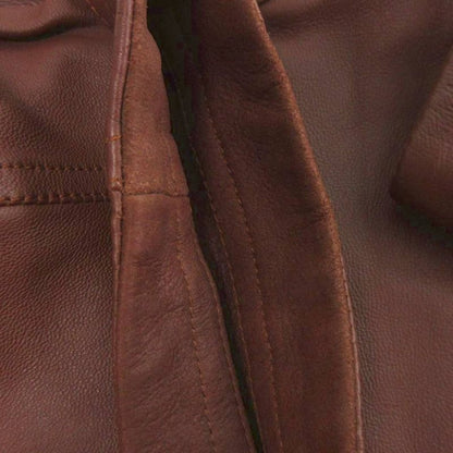 Dior Coat Jacket Lamb Leather Vintage Kanebo Brown M