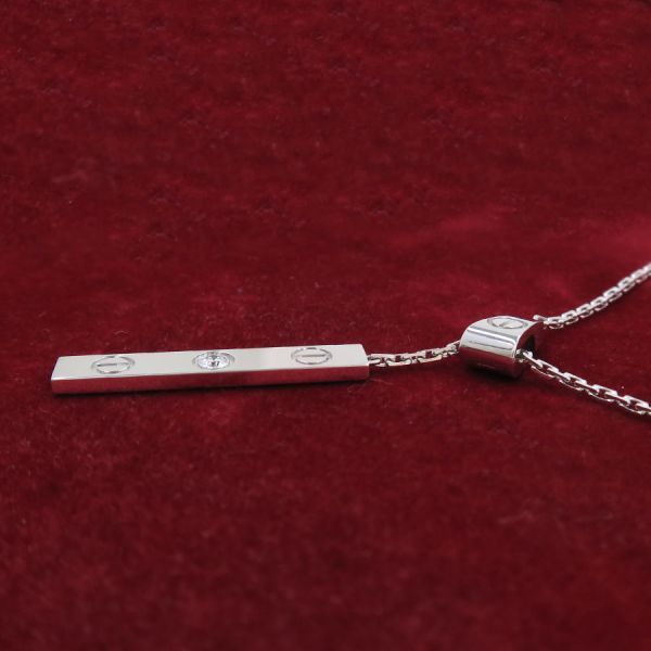 Cartier Love Shape Necklace Diamond