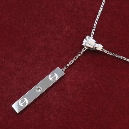 Cartier Love Shape Necklace Diamond