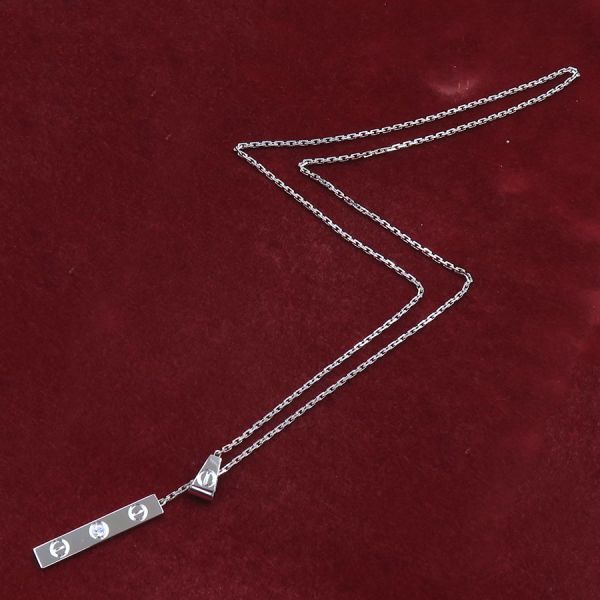 Cartier Love Shape Necklace Diamond