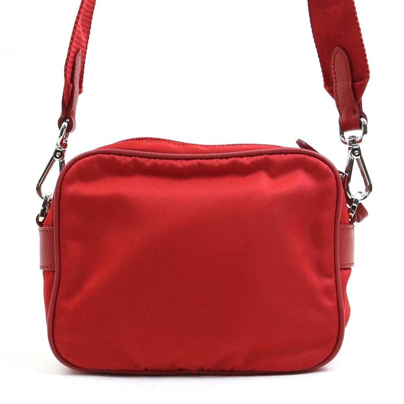 Prada Shoulder Bag Nylon Red