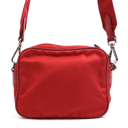 Prada Shoulder Bag Nylon Red