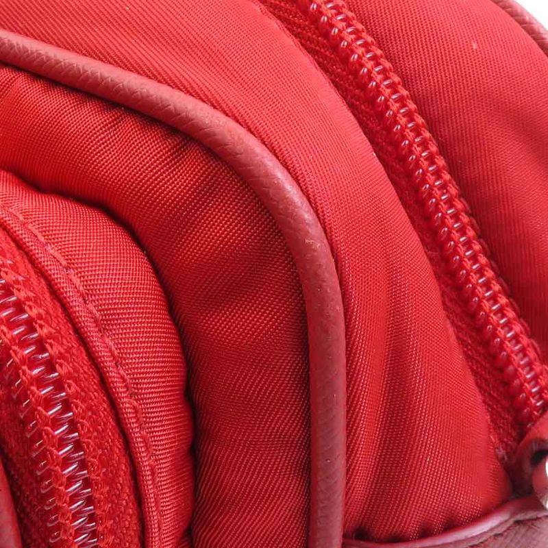 Prada Shoulder Bag Nylon Red