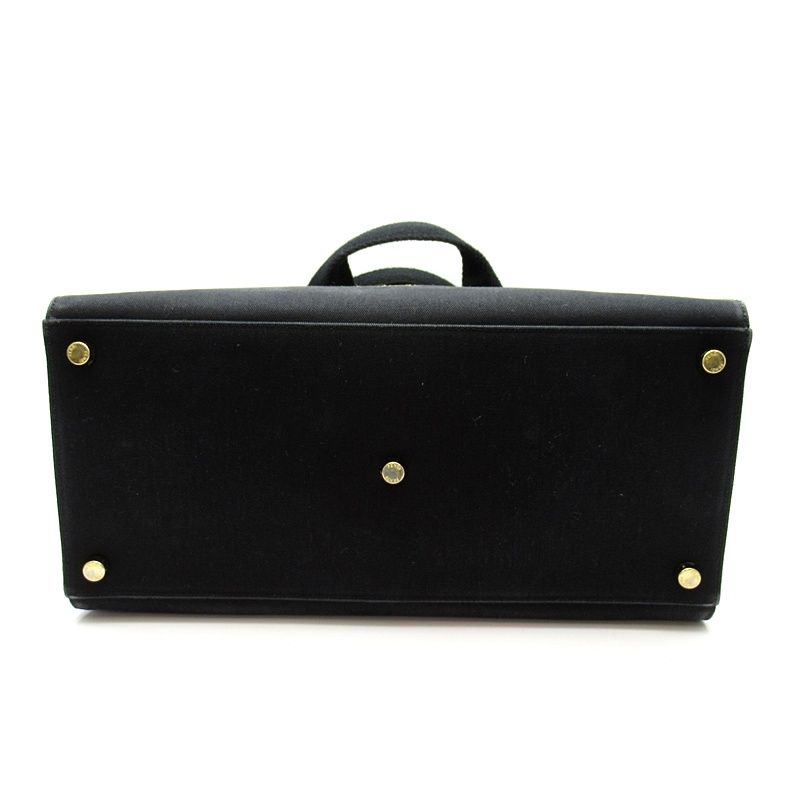 Fendi Fender Che Tote Canvas Black