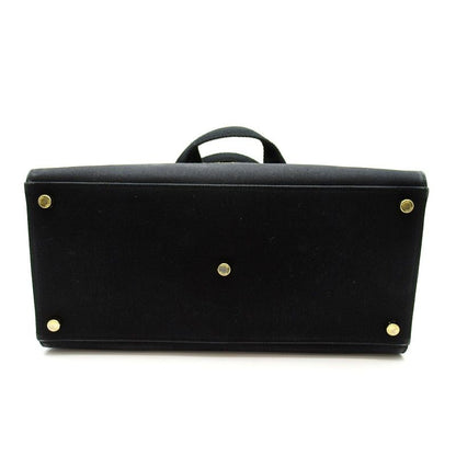 Fendi Fender Che Tote Canvas Black