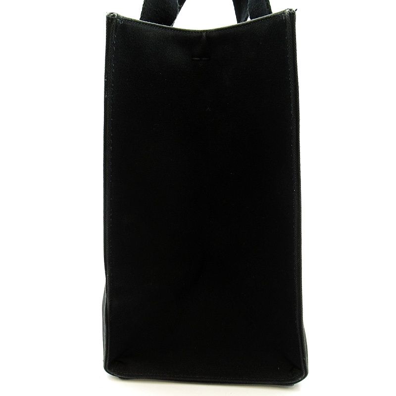 Fendi Fender Che Tote Canvas Black