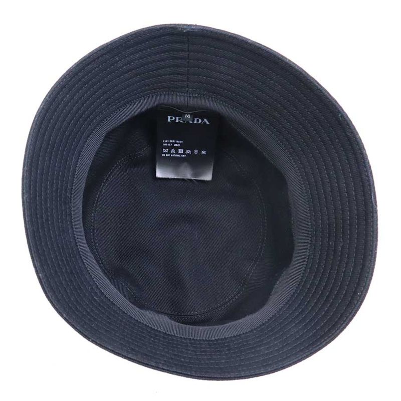 Prada Bucket Hat Black M