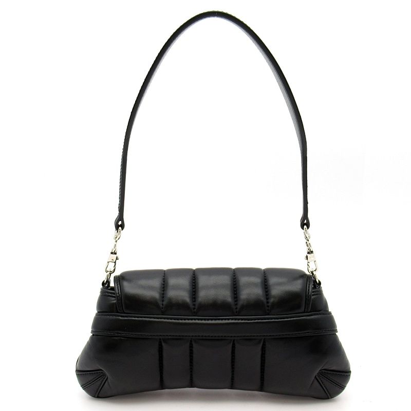 Gucci Horsebit 2-Way Shoulder Bag Leather Black