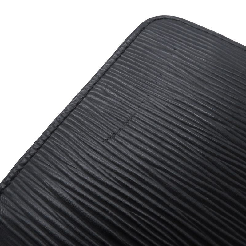Louis Vuitton Wallet Epi Zippy Round Noir Black