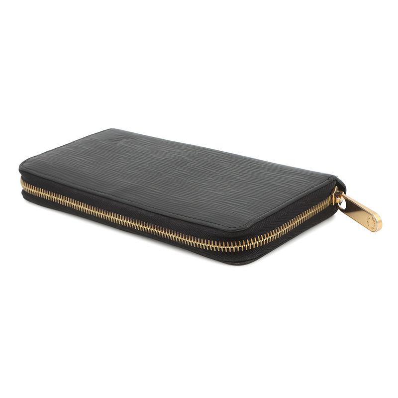 Louis Vuitton Wallet Epi Zippy Round Noir Black