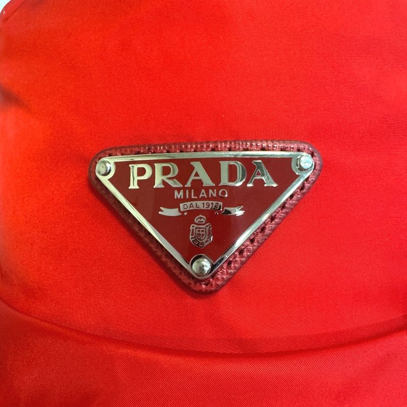 Prada Bucket Hat Red