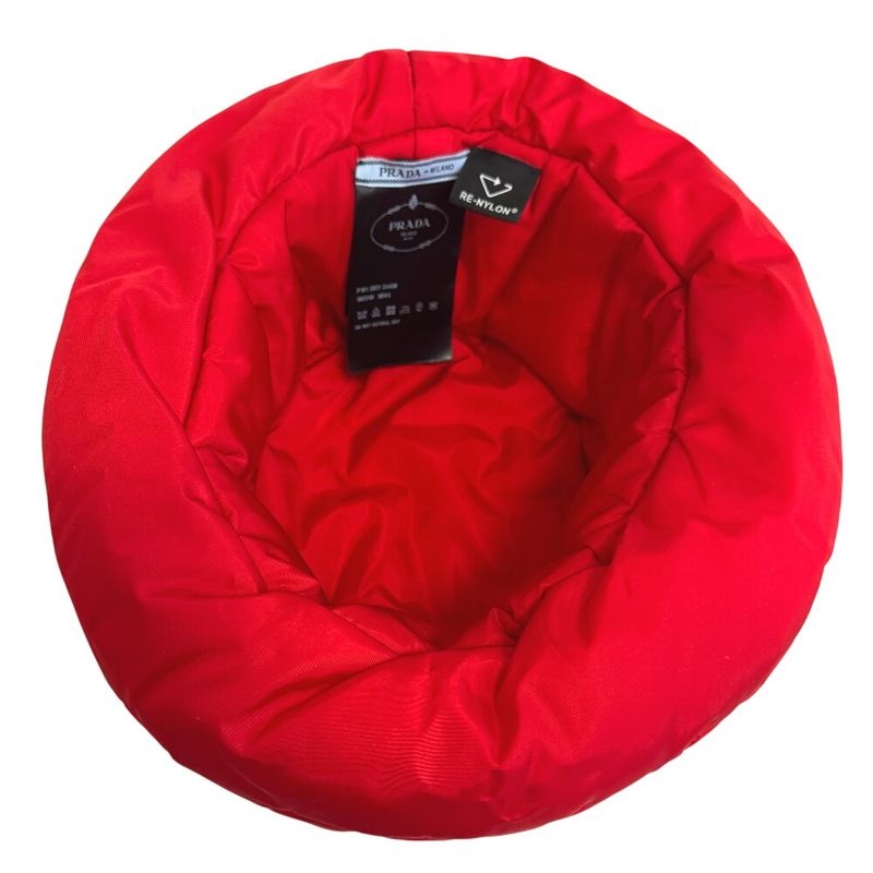 Prada Bucket Hat Red