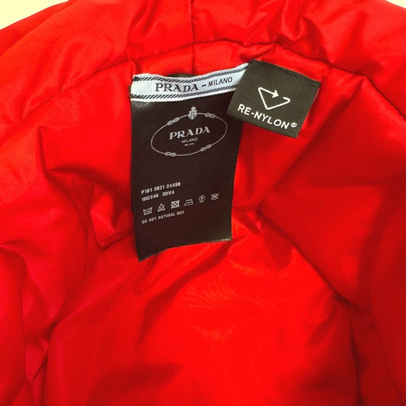 Prada Bucket Hat Red