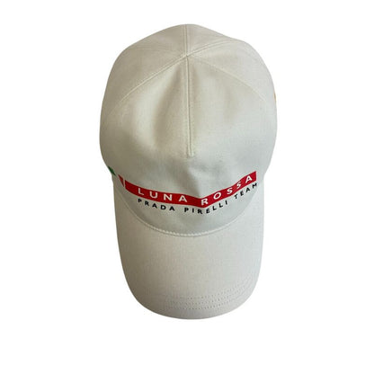 Prada Baseball Cap Cotton White