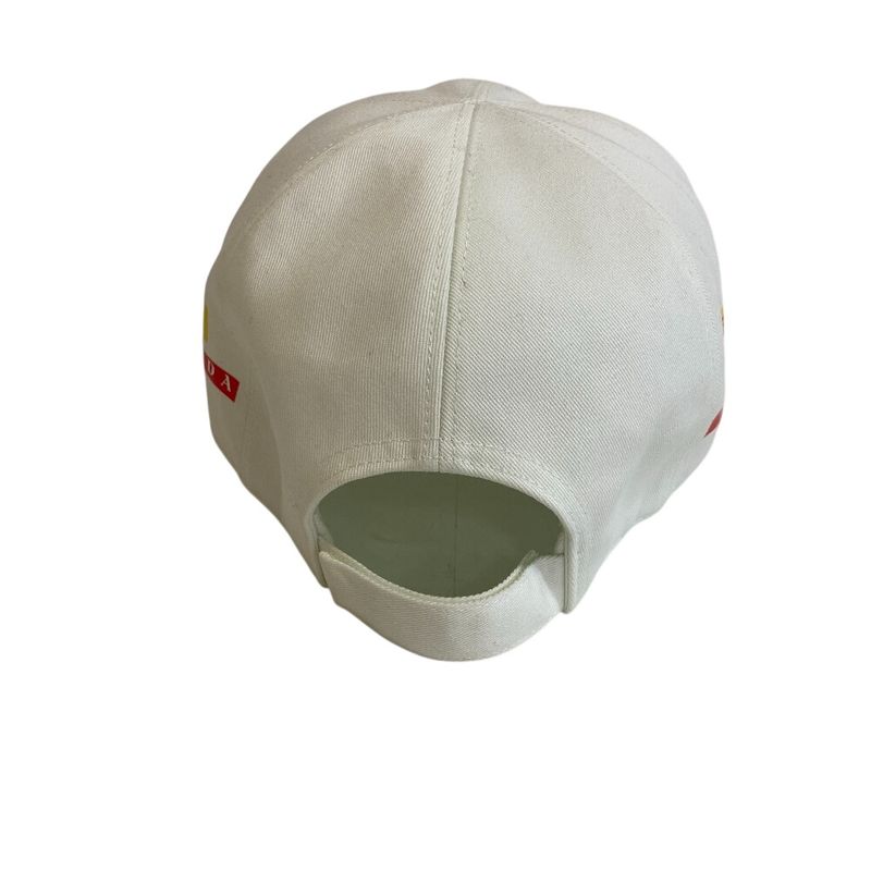 Prada Baseball Cap Cotton White