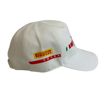 Prada Baseball Cap Cotton White