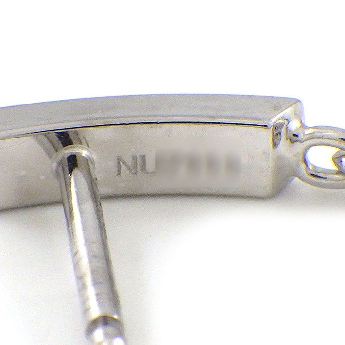Cartier Earrings Monam le Heart Swing Drop Diamond 18K White Gold