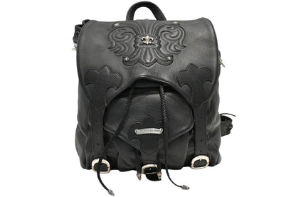 Chrome Hearts BS Flare Backpack Gunslinger Leather 925 Sterling Silver Black