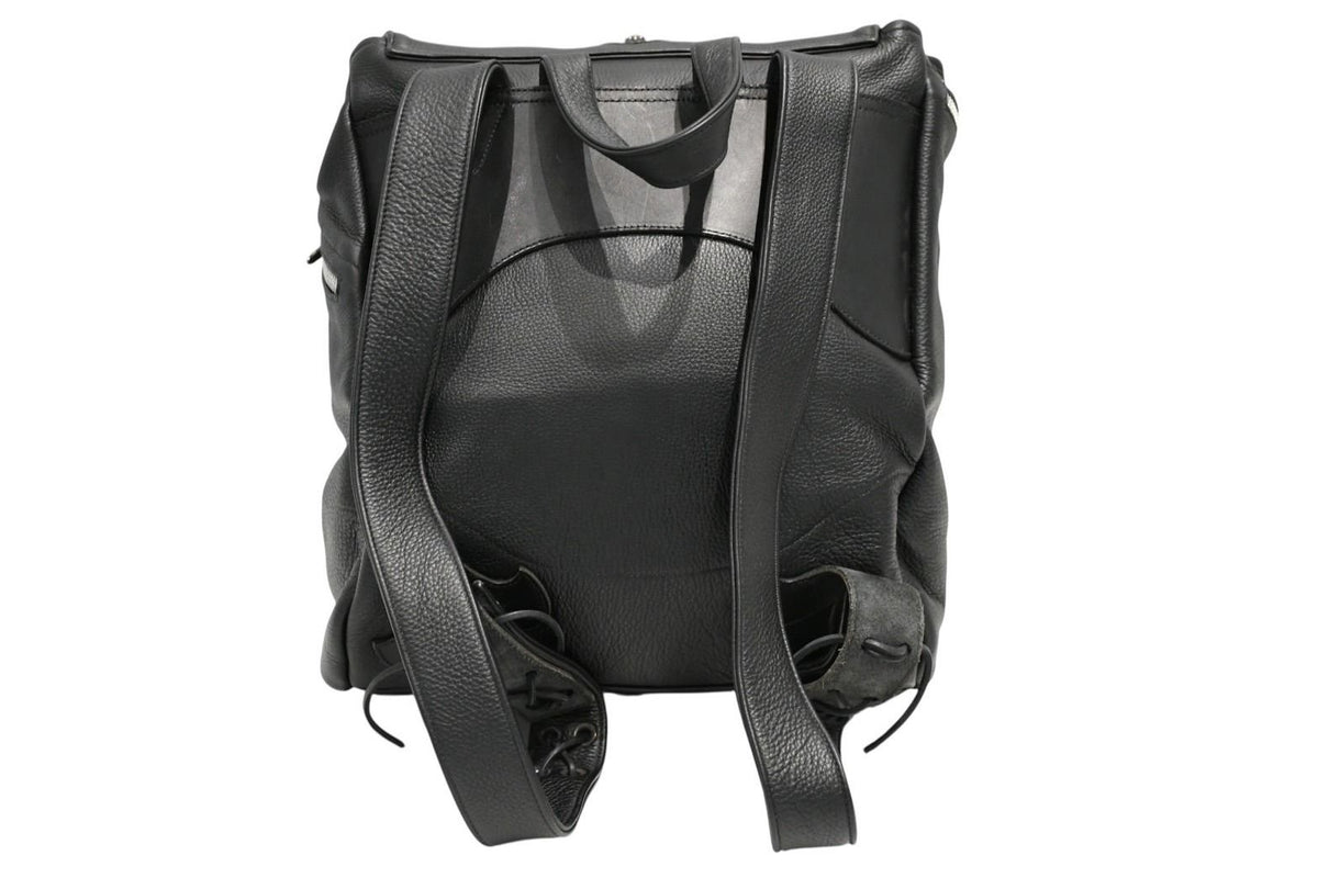 Chrome Hearts BS Flare Backpack Gunslinger Leather 925 Sterling Silver Black — view 2