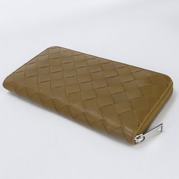 Bottega Veneta Zip Around Wallet Intrecciato