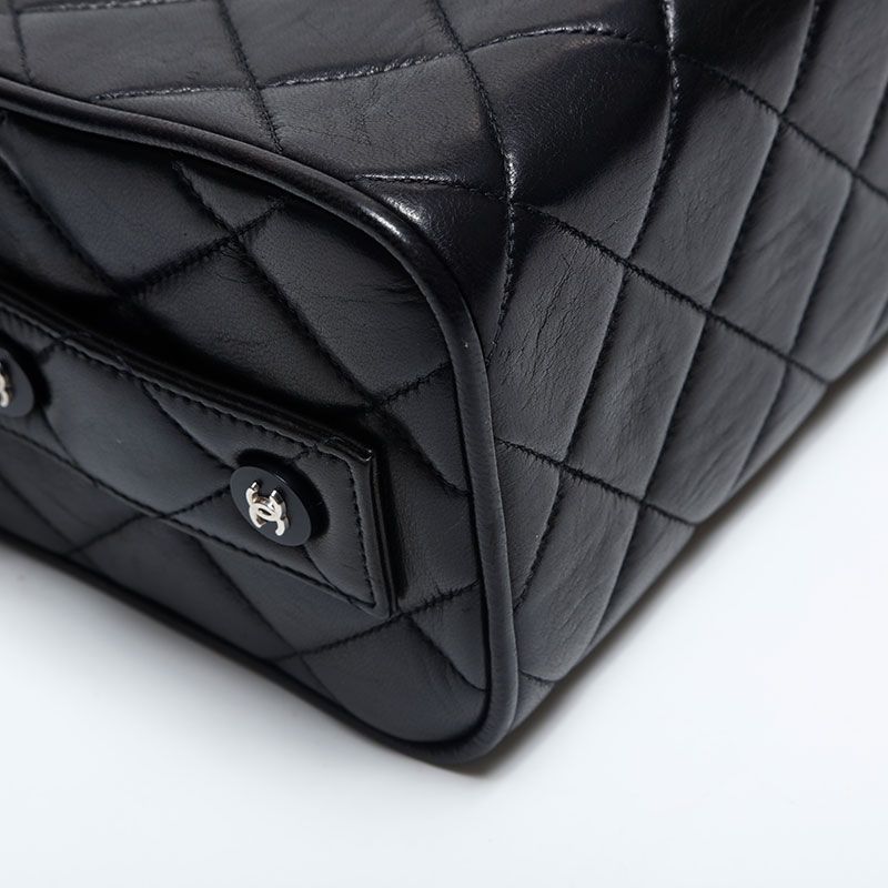 Chanel Handbag Vanity Lambskin Quilted