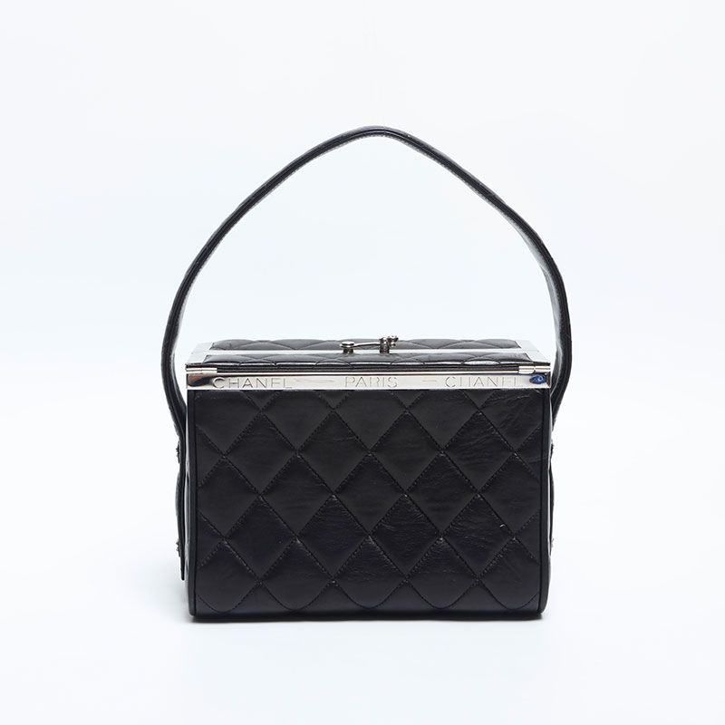 Chanel Handbag Vanity Lambskin Quilted