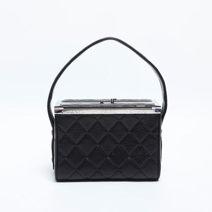 Chanel Handbag Vanity Lambskin Quilted