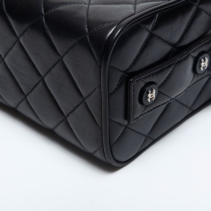Chanel Handbag Vanity Lambskin Quilted