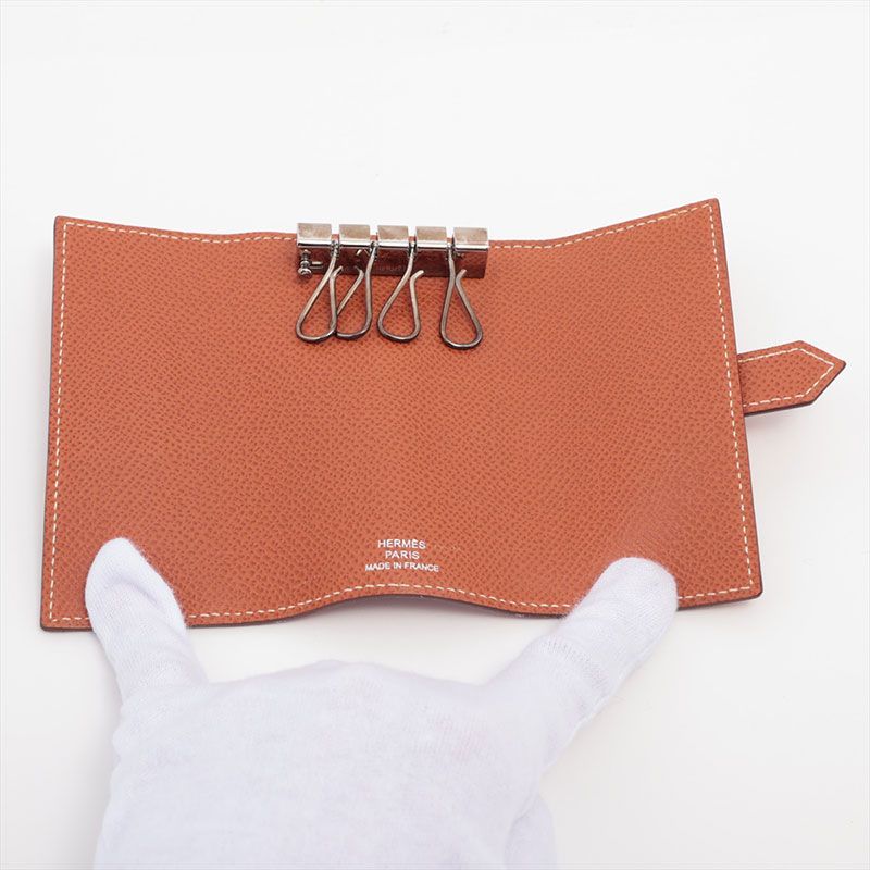 Hermes Key Case Bearn Constance Veau Epsom Metal Key Holder