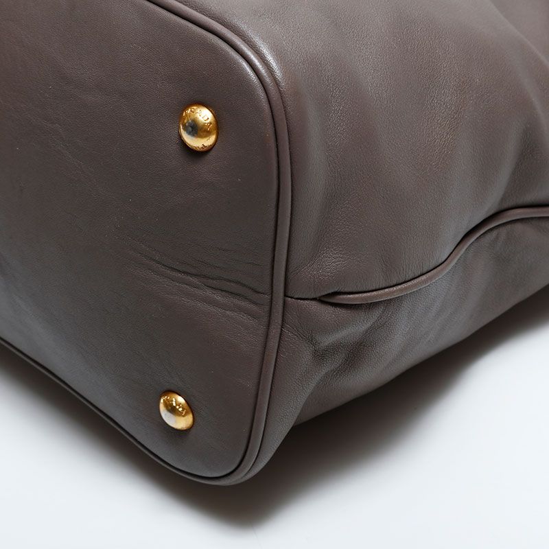 Prada Handbag Leather 2-Way Tote