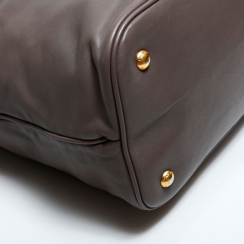 Prada Handbag Leather 2-Way Tote