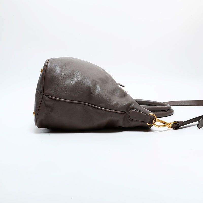 Prada Handbag Leather 2-Way Tote