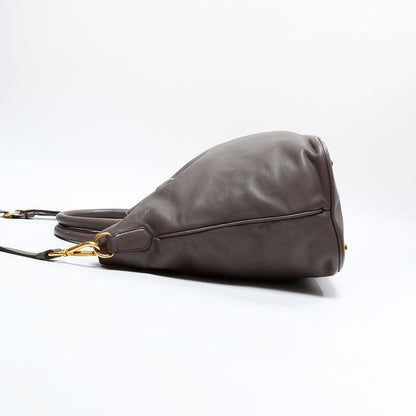 Prada Handbag Leather 2-Way Tote