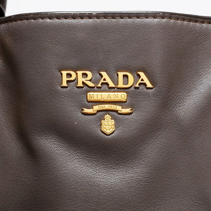 Prada Handbag Leather 2-Way Tote