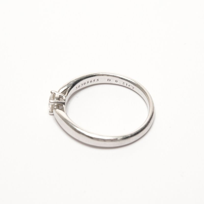 Tiffany & Co. Ring Lucida Diamond Carat Platinum