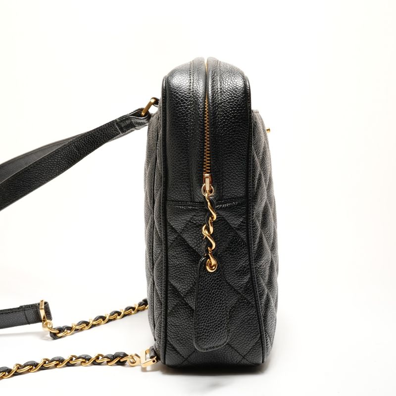 Chanel Backpack Caviar Turnlock